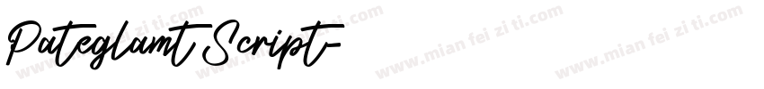 Pateglamt Script字体转换